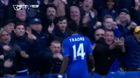Video highlights gol Bertrand Traore bawa Chelsea unggul 1-0 melawan Stoke City, Sabtu (05/03/2016).