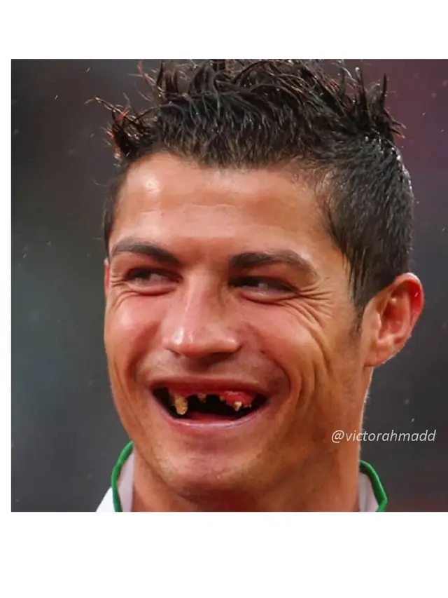 6 Editan Foto Cristiano Ronaldo Ini Bikin Ketawa Geli