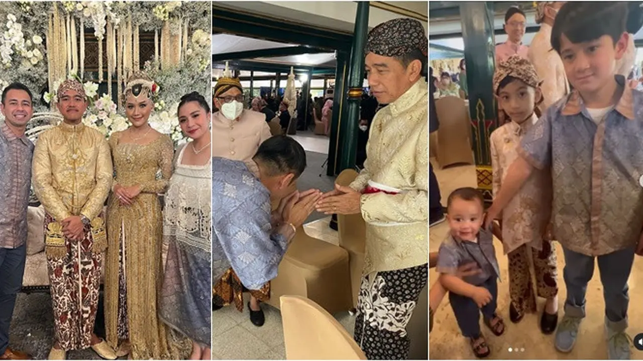 7 Potret Raffi Ahmad dan Nagita Slavina Kondangan ke Pernikahan Kaesang-Erina