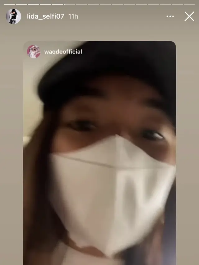 Waode Pop Academy menjalani vaksin (Instagram Stories)