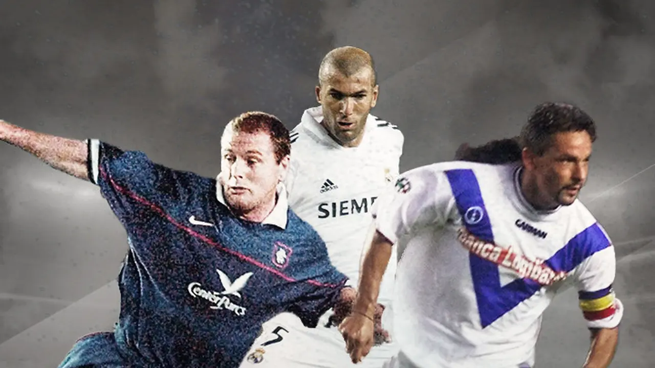 Roberto Baggio, Zidane dan Paul Gascoigne