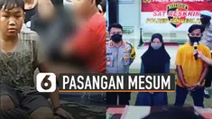Setelah viral, DS (20) dan RA (18) diciduk Polres Pandeglang.