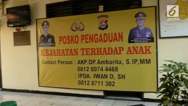 Polres Kota Tangerang Mendirikan Posko pengaduan korban pedofilia di seluruh Polsek jajarannya.