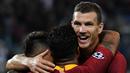 4. Edin Dzeko (AS Roma) - 2 Gol. (AFP/Vincenzo Pinto)
