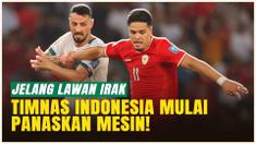 Persiapan Serius! Timnas Indonesia Gelar Latihan Tertutup Jelang Lawan Irak