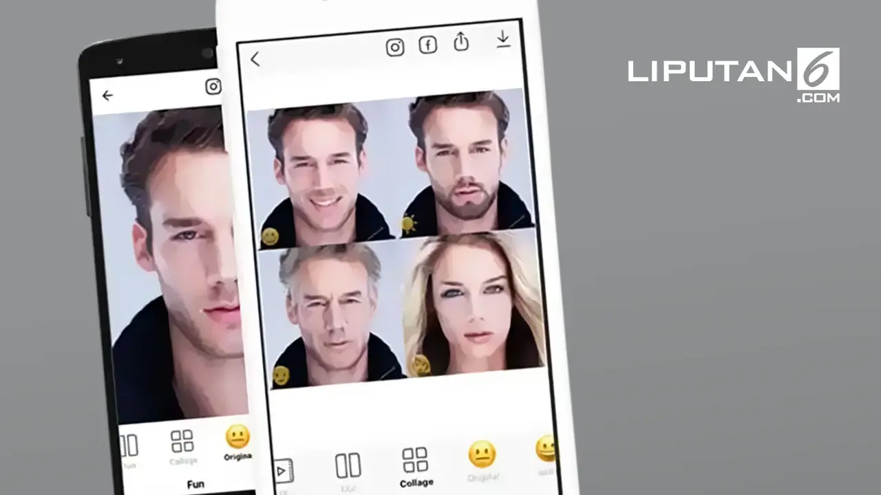Banner Infografis FaceApp Curi Data Pengguna?