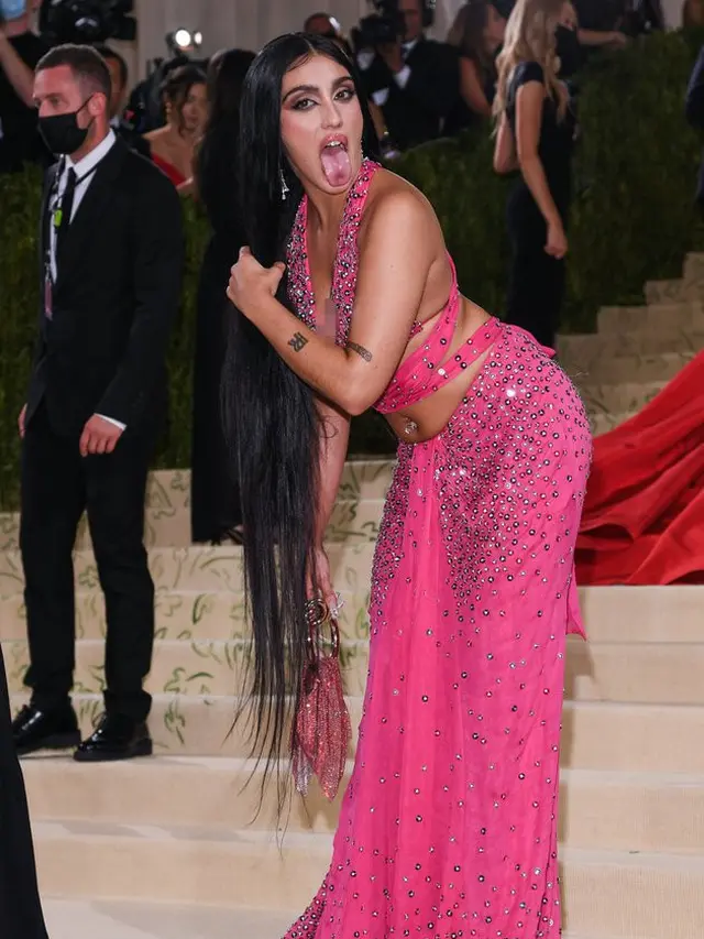 Potret Lourdes Leon Putri Madonna pamer bulu ketiak di Met Gala 2021. (Sumber: TPG Images via Kapanlagi.com)