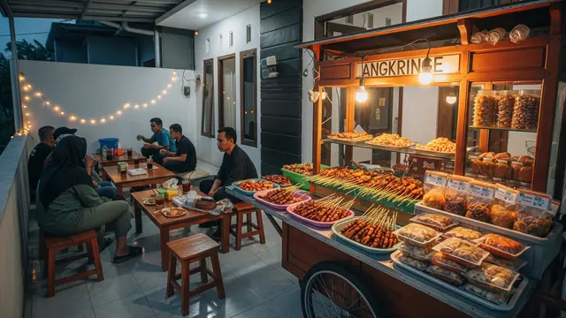 Angkringan di Teras Rumah