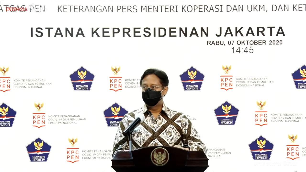 Ketua Satuan tugas Pemulihan Ekonomi Nasional, Budi Gunadi Sadikin. Dok Kominfo.