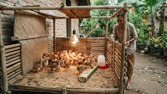 Cara Ternak Ayam Kampung di Halaman Rumah Tanpa Bangunan Permanen