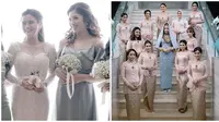 6 Potret Ochi Rosdiana Jadi Bridesmaid Audi Marissa Tahun 2020, Saling Dampingi