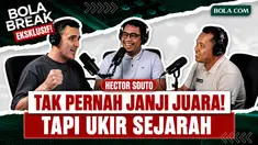 Hector Souto mengungkap filosofi yang selalu dipegangnya sebagai pelatih: tidak pernah menjanjikan gelar juara, tetapi selalu menjanjikan kerja keras dan proses yang tepat. Dalam episode Bola Break ini, pelatih Timnas Futsal Indonesia bercerita tentang alasan memilih Indonesia, kesuksesan membawa Bintang Timur Surabaya menorehkan sejarah, hingga keyakinannya bahwa Timnas Indonesia mampu bersaing di level Asia. Keyakinan itu terbukti dengan sederet prestasi, termasuk membawa Indonesia menjadi runner-up Piala Asia Futsal 2025.