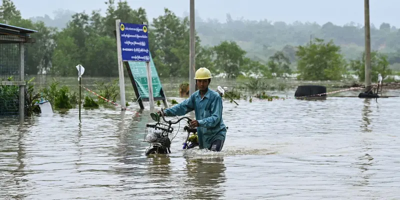 Kota Hpa Yar Gyi Myanmar Banjir