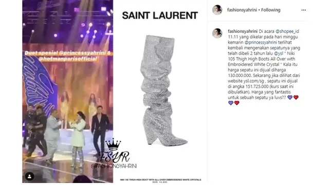 Selain Sikat Gigi, 5 Fashion Item Syahrini Ini Ditaksir Miliki Harga Fantastis