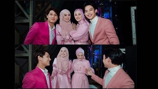 5 Momen Pertemuan Lesty Kejora dan Rizky Billar Bareng Dinda Hauw dan Rey Mbayang