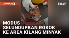 Viral! Pekerja Kilang Minyak Selundupkan Rokok di Bungkus Mie Instan