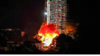 Puing-Puing Satelit Nusantara Dua Jatuh di Perairan Guam