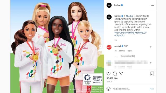 Barbie Dikecam karena Rilis Koleksi Olimpiade Tokyo 2020 Tanpa Perwakilan dari Asia