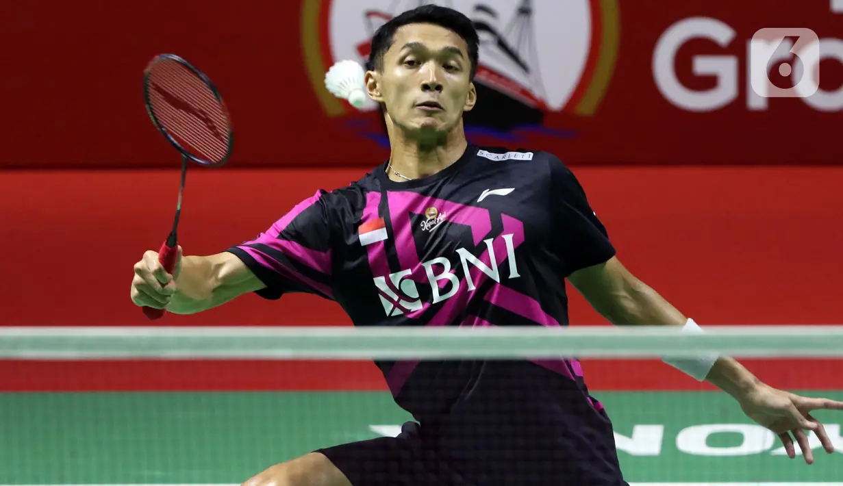 Di babak perempat final Indonesia Open 2023, Jojo akan bertemu rekan senegaranya Anthony Sinisuka Ginting. (Liputan6.com/Helmi Fithriansyah)