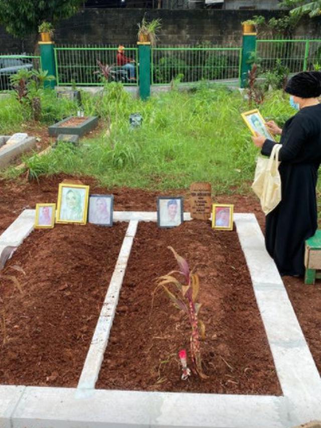 Sempat Rusak, Ini 5 Potret Terbaru Makam Vanessa Angel dan Bibi Ardiansyah Kini Lebih Rapi