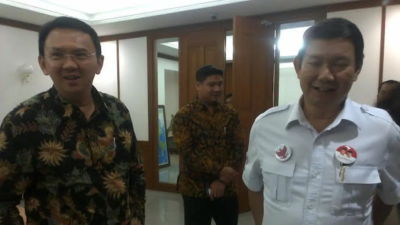Adik Prabowo Temui Ahok di Balaikota