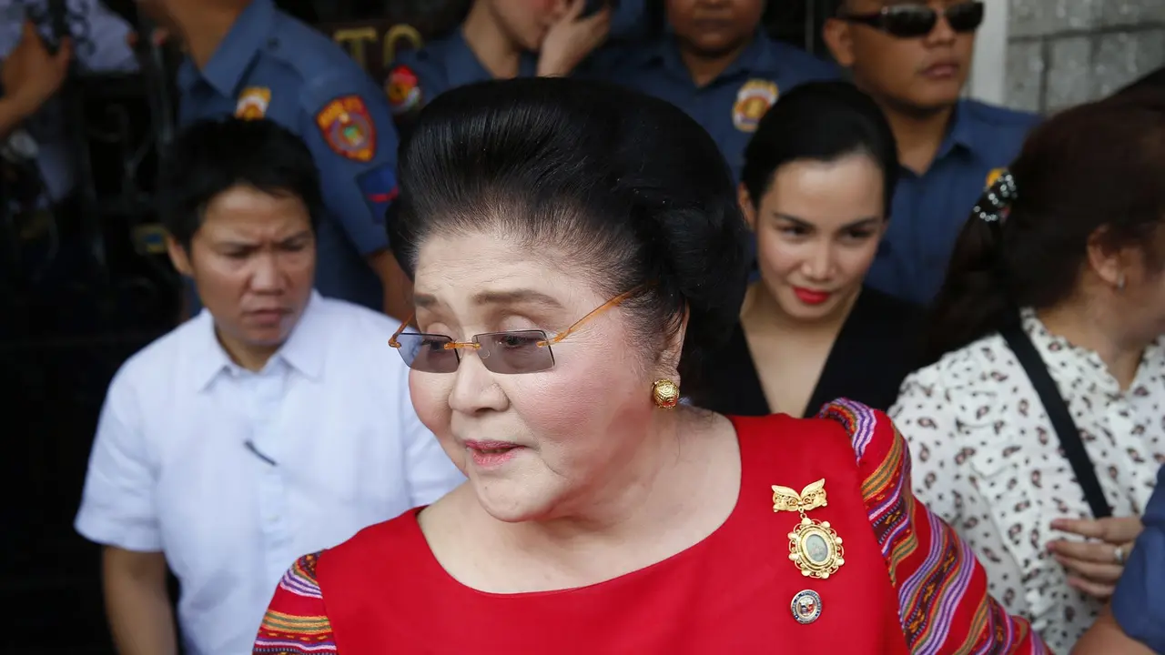 Mantan Ibu Negara Filipina, Imelda Marcos (AP PHOTO)
