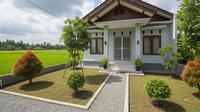 Model Rumah Tropis di Dekat Sawah yang Anti Ular Weling