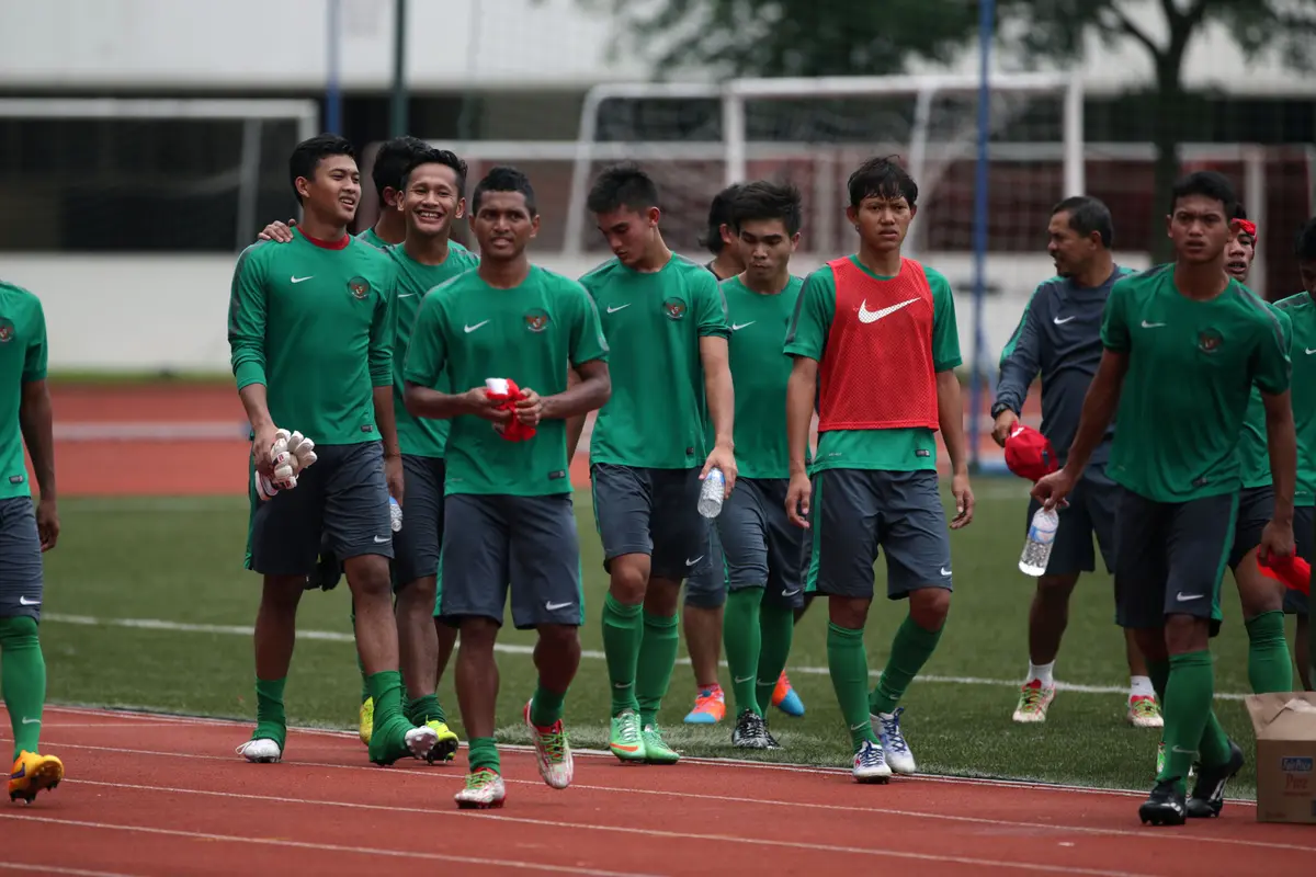 Latihan Timnas Indonesia U-23