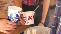 KFC Indonesia luncurkan kampanye 'Budaya Beberes' setelah makan. (dok.Instagram @kfcindonesia/https://www.instagram.com/p/BskoDUsj8G_/Henry
