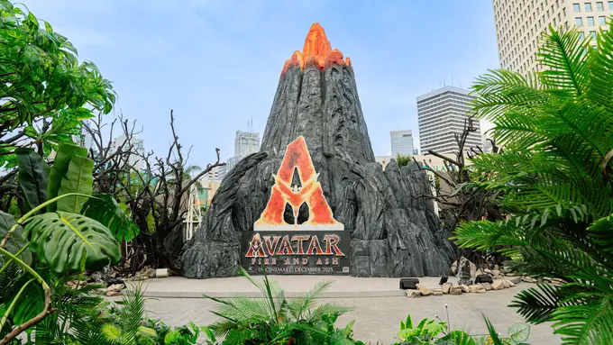 Instalasi interaktif untuk menyambut perilisan film Avatar Fire and Ash