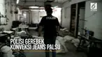 Polsek Kembangan menggerebek subuah rumah yang dijadikan industri konveksi berbagai merek celana jeans palsu. Polisi menemukan ratusan kodi celana jenas palsu yang siap dipasarkan