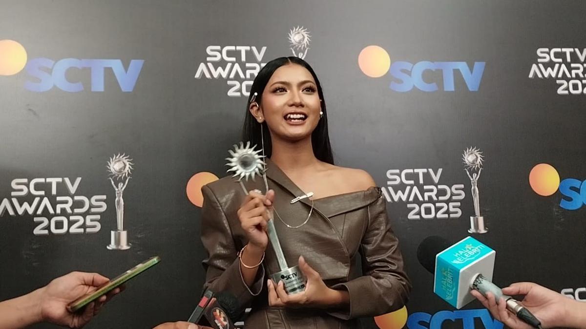 Flavio Zaviera Sabet 2 Piala SCTV Awards 2025, Jadikan Motivasi untuk Terus Berkarya