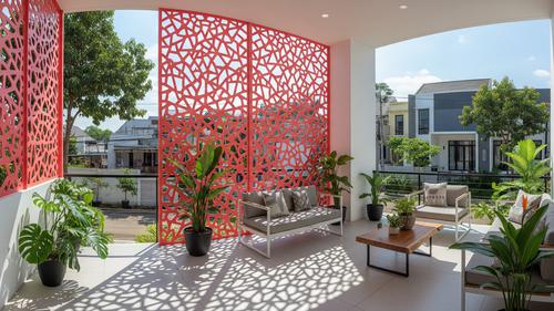 Roster Rumah Agar Teras Terasa Luas tapi Privasi Terjaga Model GRC Modern