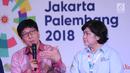 COO Emtek Group, Sutanto Hartono (ketiga kiri) memberi keterangan saat konferensi pers Official Broadcaster Asian Games 2018 di Jakarta, Kamis (8/2). Asian Games 2018 berlangsung 18 Agustus-2 September. (Liputan6.com/Helmi Fithriansyah)