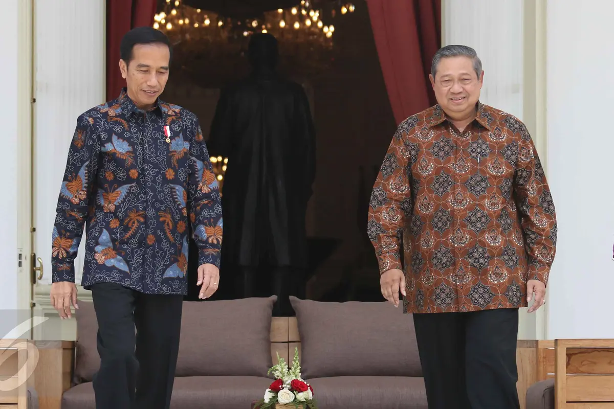Jokowi Bertemu SBY di Istana