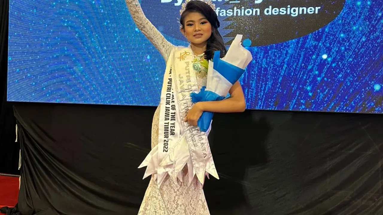 Elvira Adijaya dinobatkan menjadi Putri Pariwisata Cilik Jawa Timur 2022. (Istimewa)
