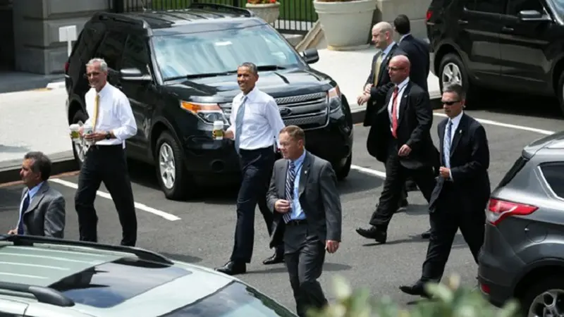 Presiden Barack Obama dikawal Secret Service