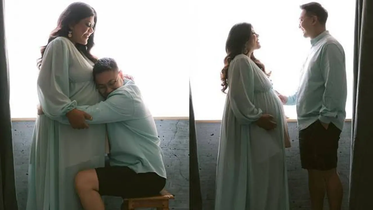 Hamil Anak Pertama, Ini 6 Maternity Shoot Regina Ivanova Bersama Suami