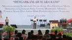 Presiden Joko Widodo berpidato saat Hari Anti Narkotika Internasional (HANI),Jakarta, (26/06). Acara ini mengusung tema, "Listen First: Listening to Children and youth is the first step to help them grow healthy and safe". (Liputan6.com/ Herman Zakharia)