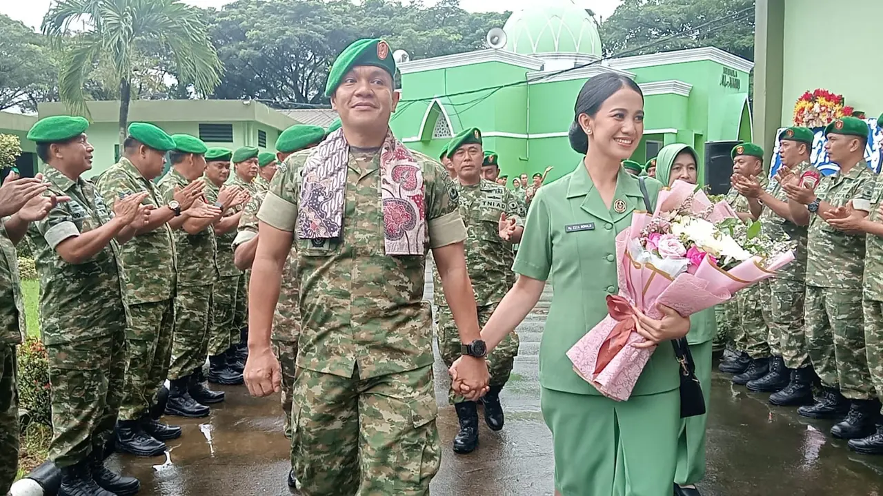 Komandan Batalyon 71.2 Kopassus Cijantung Letkol Inf Michael Ronald kini menjabat sebagai Dandim Kabupaten Bekasi. (Istimewa)