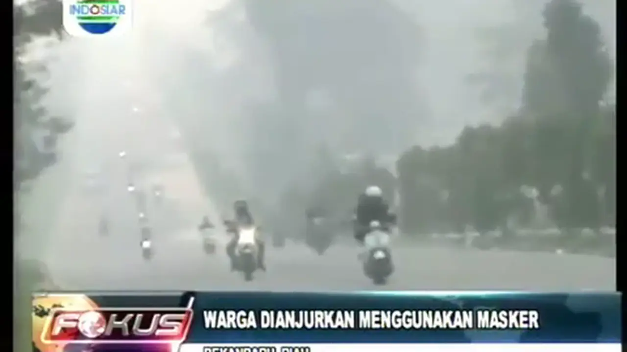 Kabut Asap, Warga Dianjurkan Menggunakan Masker