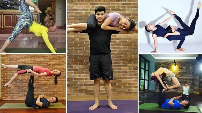 [Bintang] Akroyoga Artis juga Chelsea Olivia dan Glenn Alinskie