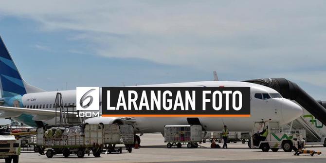 VIDEO: Garuda Buka Suara soal Kabar Larangan Berfoto di Pesawat