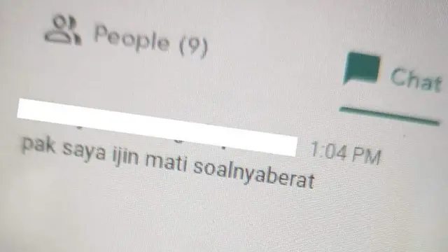 6 Alasan Siswa Izin Matikan Kamera saat Sekolah Online Ini Bikin Ketawa