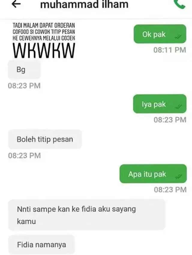 7 Chat Orderan Absurd Penumpang Ojek Online Ini Bikin Geleng Kepala