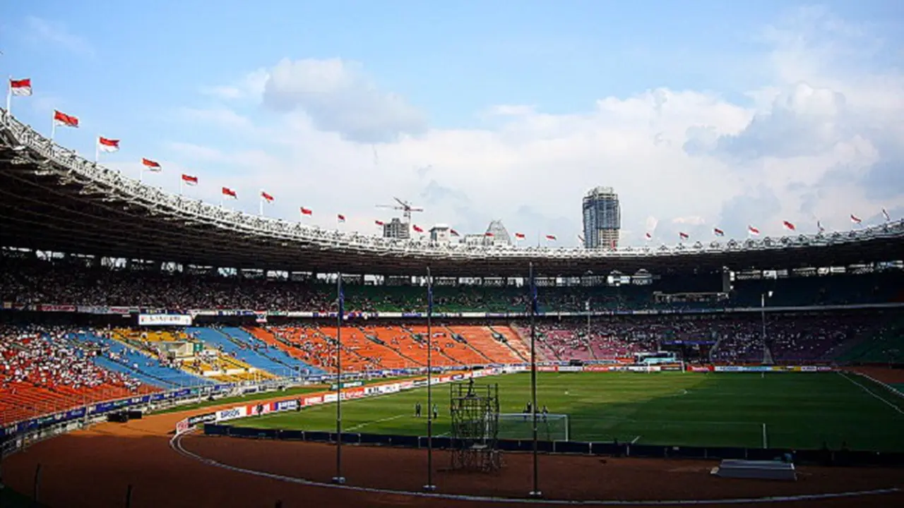 Stadion Utama Gelora Bung Karno.