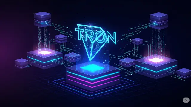 Aset Kripto TRON (TRX). (Ilustrasi by AI)