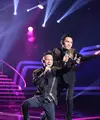 Persaingan ketat dalam ajang pencarian penyanyi dangdut D'Academy 3 yang berlangsung Rabu (10/2/2016) malam. Kontestan dari Grup 3, Tasya asal Pekanbaru harus tersenggol. (Andy Masela/Bintang.com)