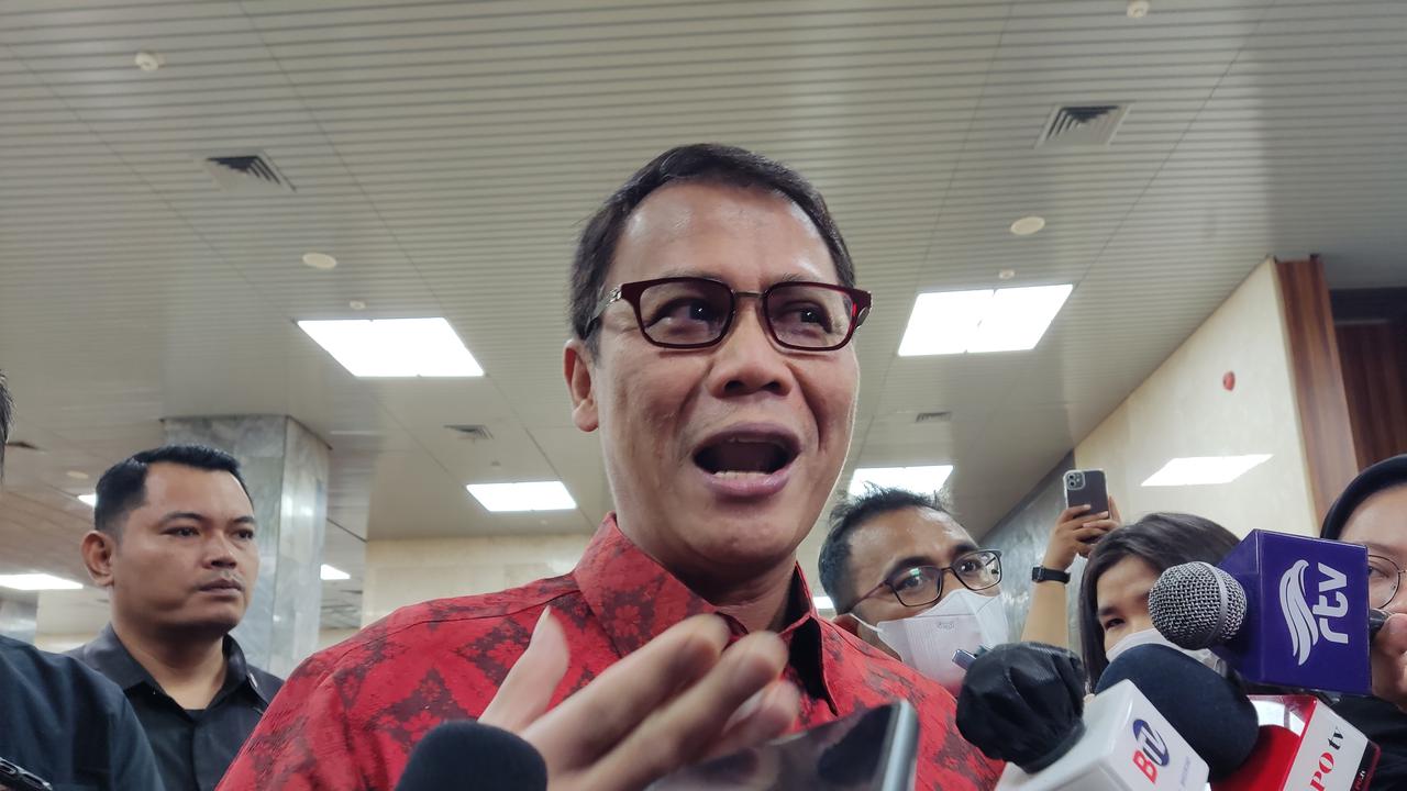 Ketua DPP PDIP Ahmad Basarah (Ahda Bayhaqi/Merdeka.com)
