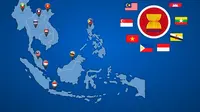 Ilustrasi negara ASEAN. (Photo Copyright by Freepik)